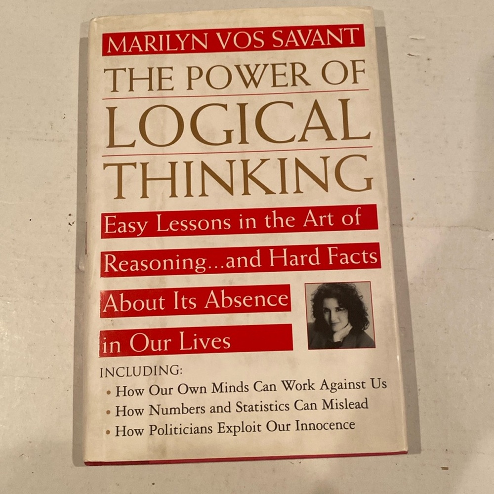 “The Power of Logical Thinking,” hardcover with dust jacket